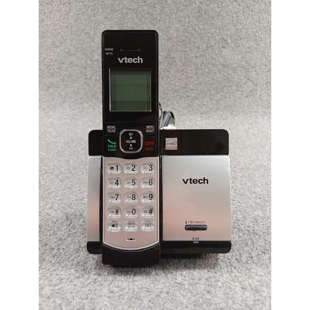 VTech - CS5119-13 DECT 6.0 Cordless Phone with Caller ID Gray Black Tested